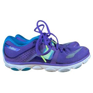Brooks PureFlow 4 Running Shoes Women's Size 7.5 Purple, Blue & White in EUC!